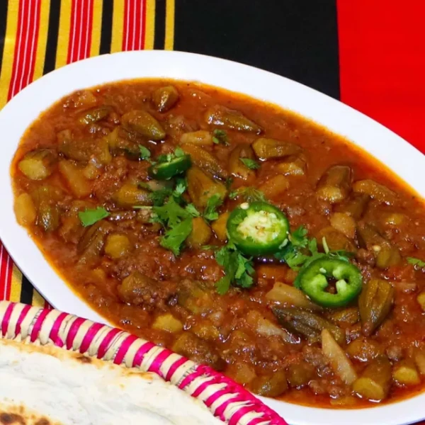 Big Tray of Mushakal Okra